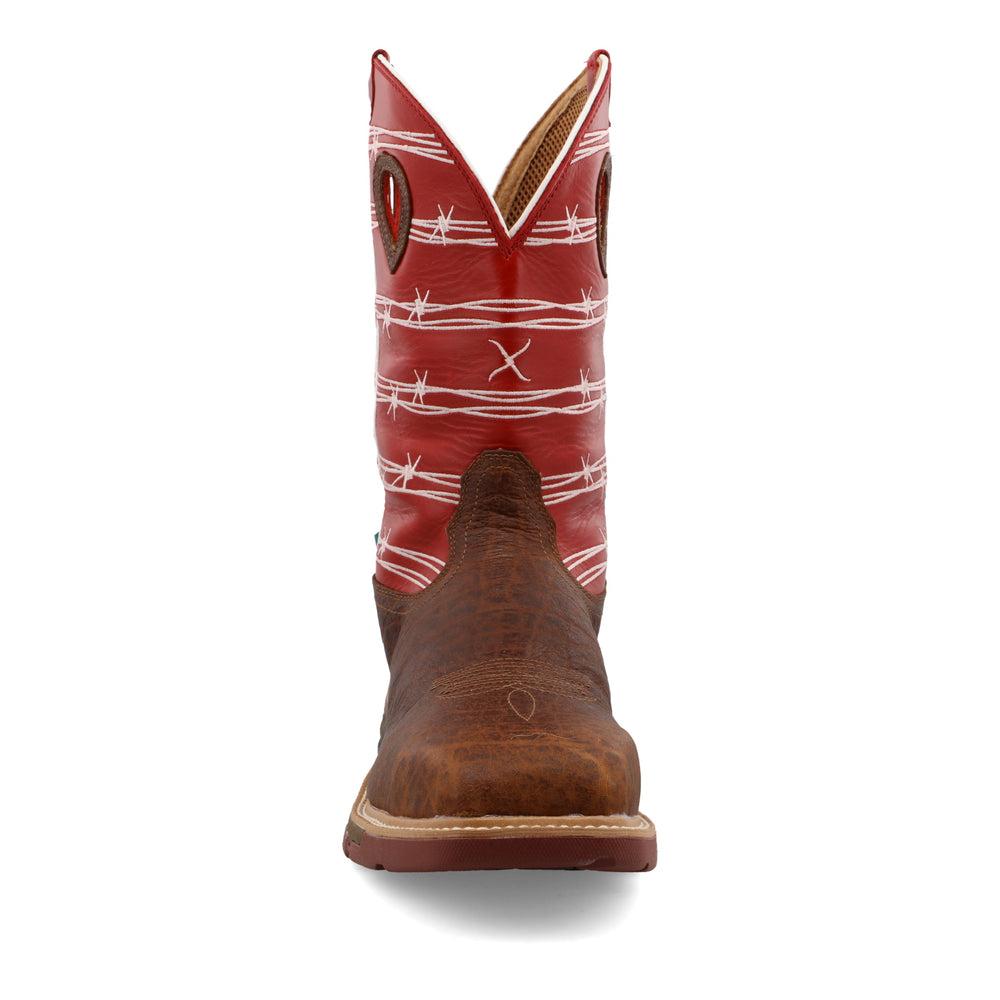 Men's 12 Western Work Boots - Durable Cowboy Boots for Ranch Work & Outdoor Activities | Perfect for Rodeo, Hiking & Construction