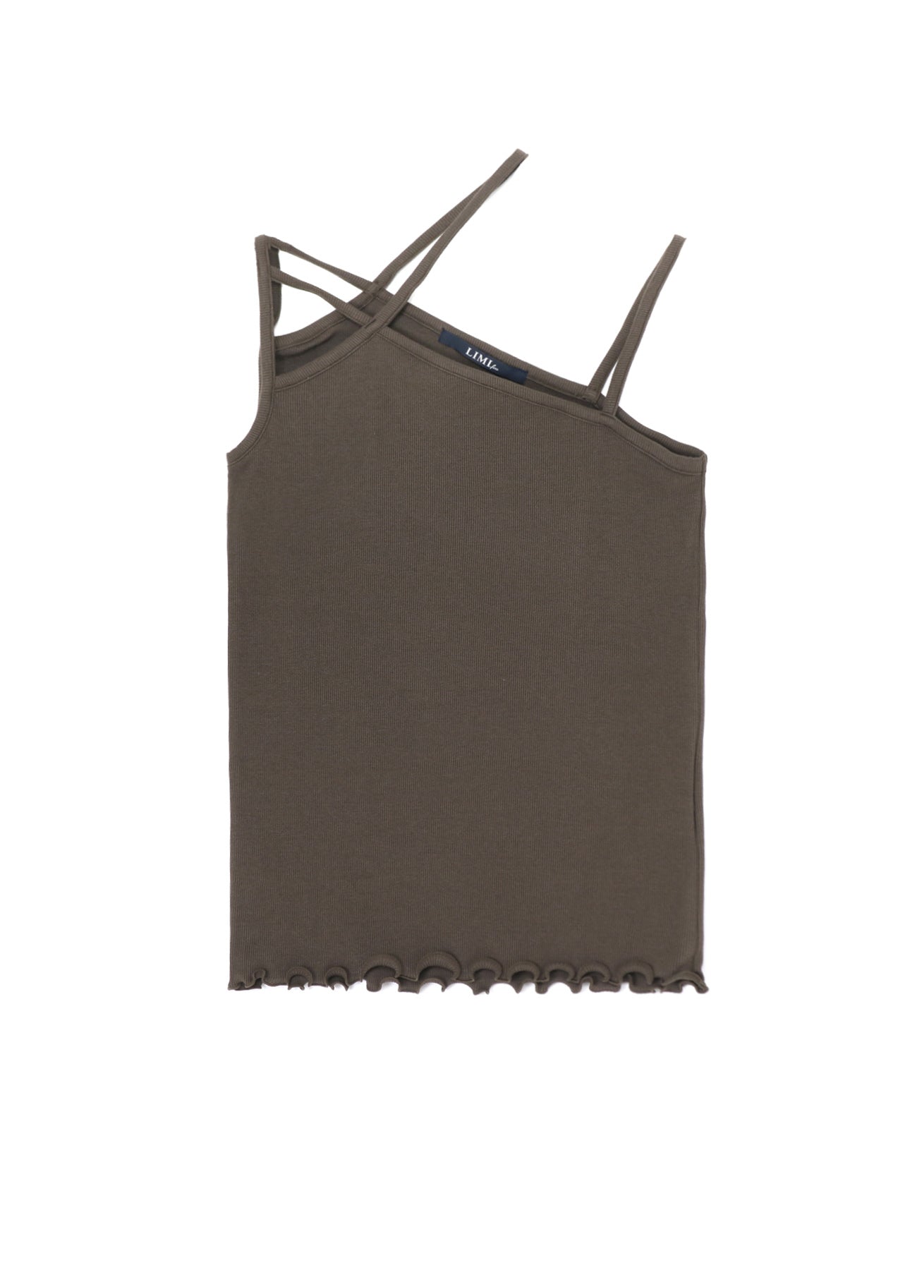 Soft Cotton Rayon Rib Shoulder String Camisole Top for Women - Comfortable Sleepwear & Loungewear for Everyday Wear