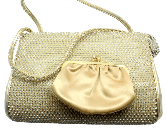 Judith Leiber Swarovski Crystal Swan White Clutch Purse - Luxury Evening Bag for Women - Perfect for Weddings, Galas & Special Occasions