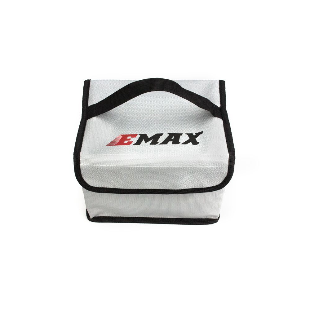 Emax Lipo Safe RC Lipo Battery Safety Bag 200x150x150mm Fireproof Explosion-Proof Storage Pouch with Luminous Strips for RC Plane, Tinyhawk Drone, FPV Quadcopter - Perfect for Charging, Transport & Home Storage