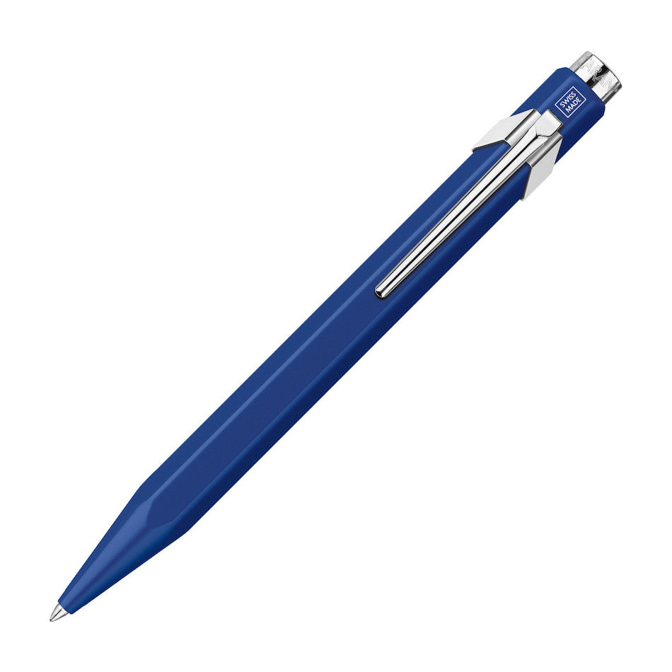 Premium Caran d'Ache 849 Rollerball Pen - Smooth Writing Blue Ink Ballpoint Pen for Office, School & Gift Giving - Swiss-Made Luxury Writing Instrument for Professionals & Students