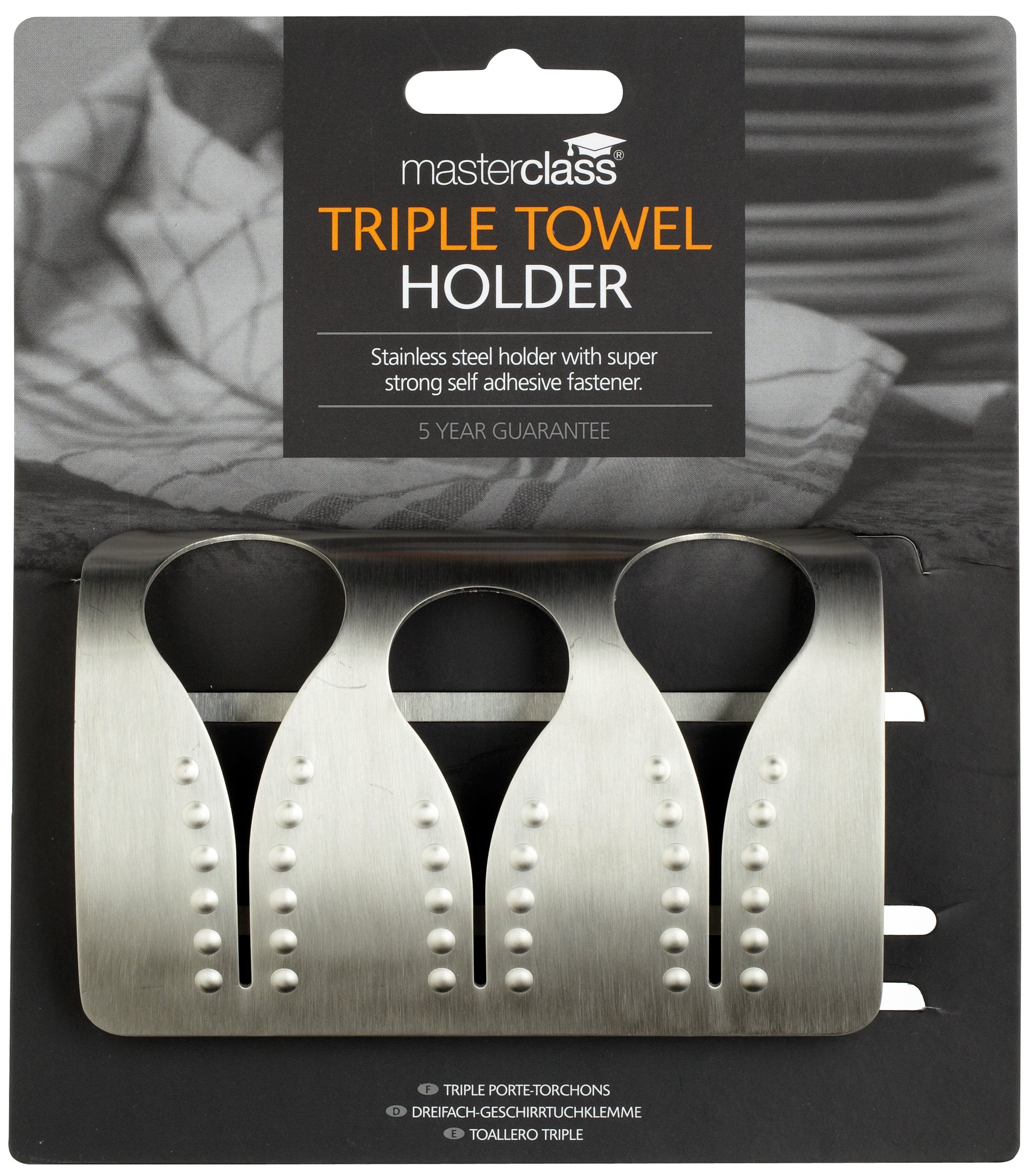 Premium Stainless Steel Triple Towel Holder for Bathroom, Kitchen & Spa - Heavy Duty, Rustproof, Wall Mounted for Modern Homes & Luxury Hotels