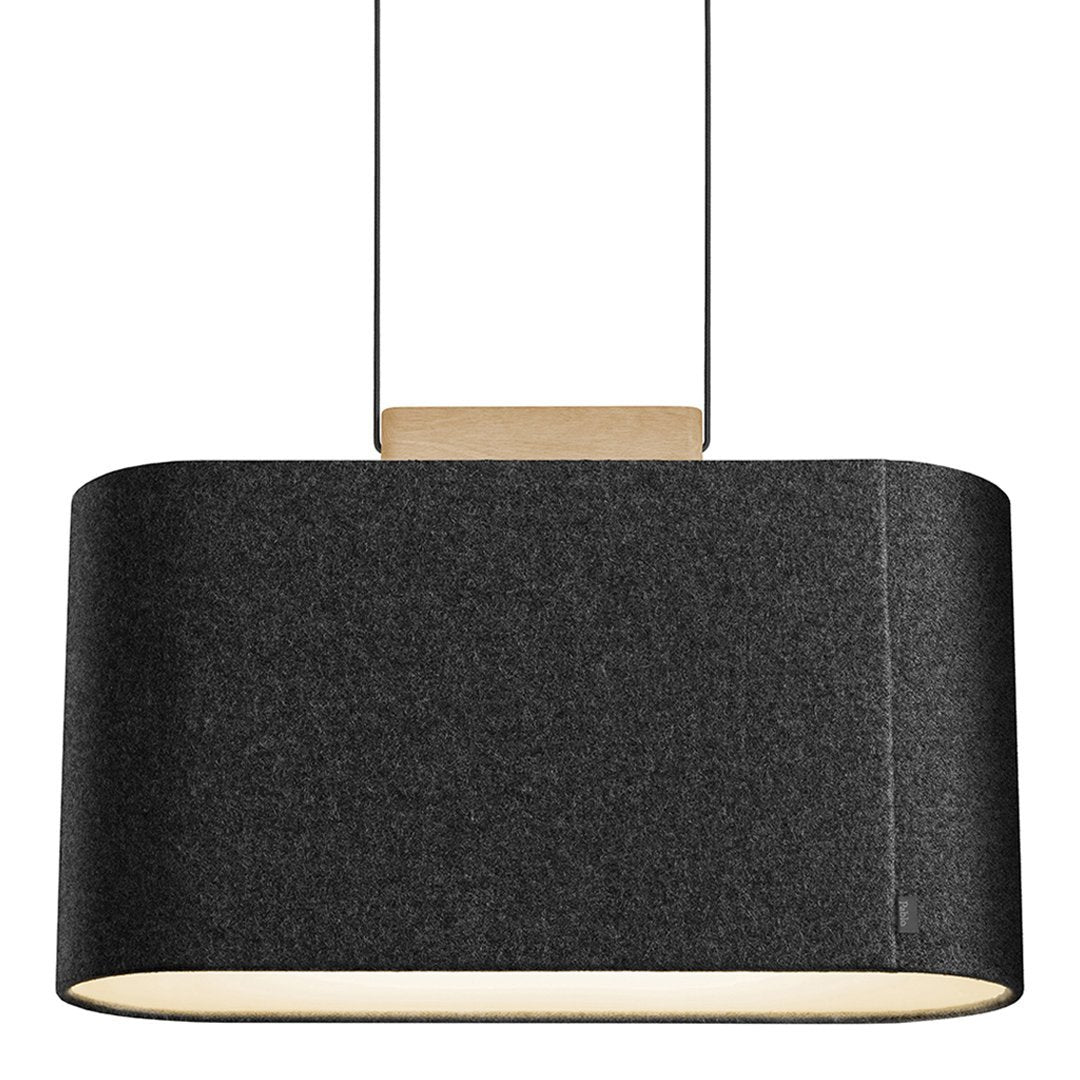 Brad Ascalon Belmont Pendant Pablo - Modern Minimalist Glass Pendant Light for Dining Room, Kitchen Island & Bedroom Lighting