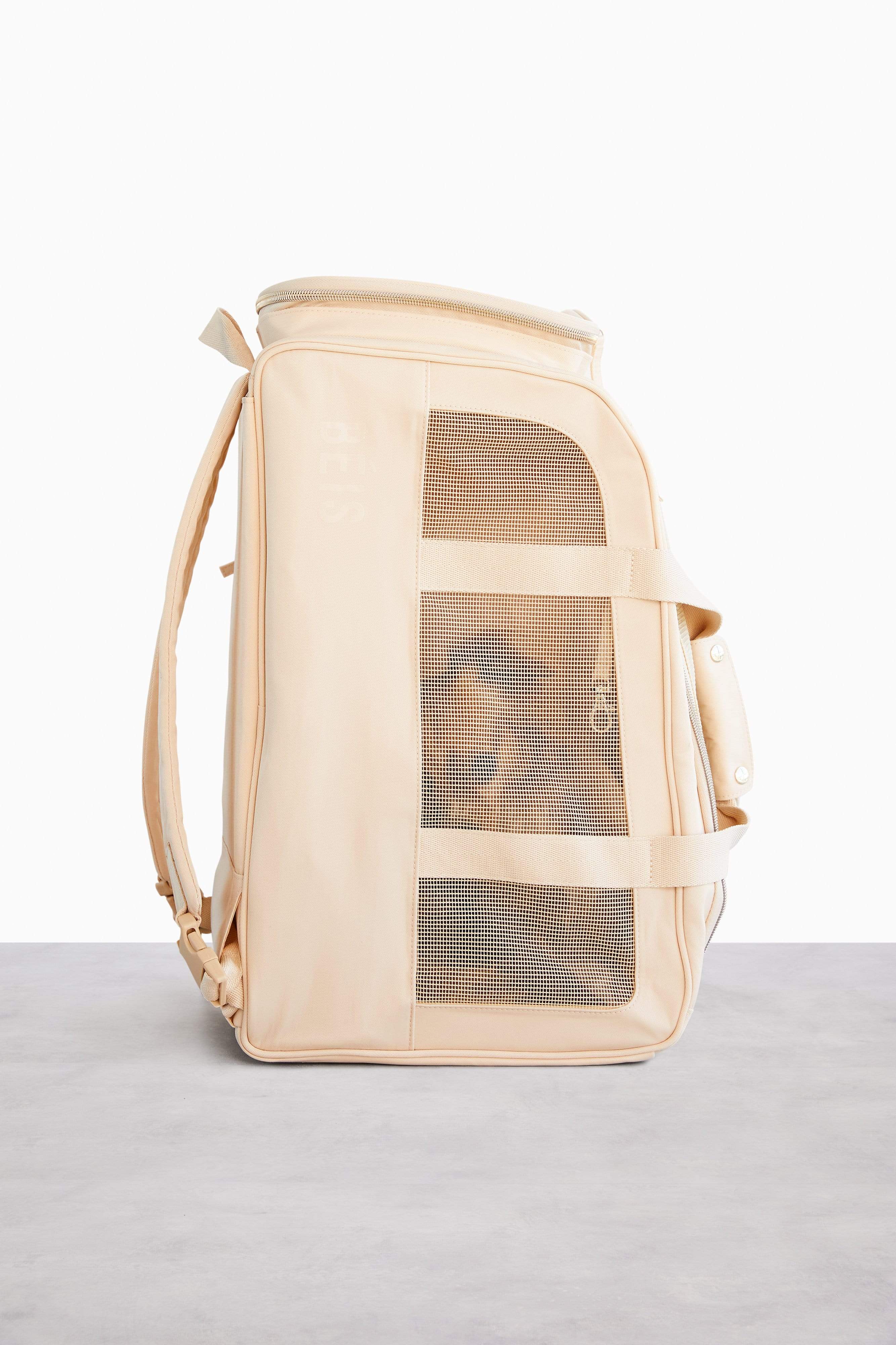 TSA Approved Pet Carrier for Air Travel - Soft-Sided Beige Dog & Cat Carrier with Ventilation - Perfect for Small Pets on Flights, Road Trips & Vet Visits
