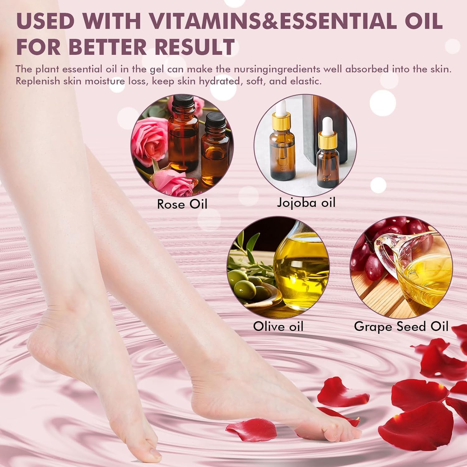 **Soft Gel Aloe Silicone Socks for Women – Anti-Slip Moisturizing Foot Care Socks to Repair Dry Feet, Cracked Heels & Soften Calluses – Keratinized Foot Cover for Hydration & Healing (1 Pair) – Perfect for Overnight Foot Treatment & Relaxation**