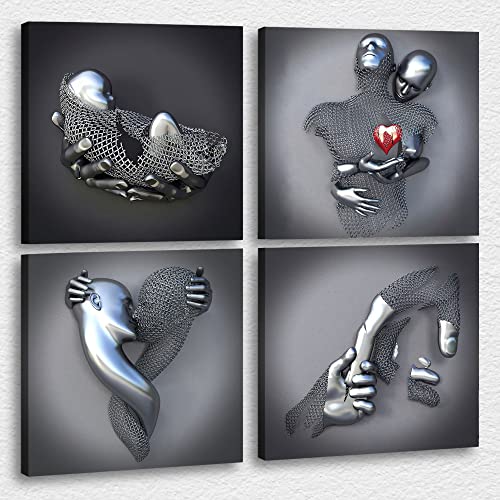 4 Piece 3d Canvas Print-04