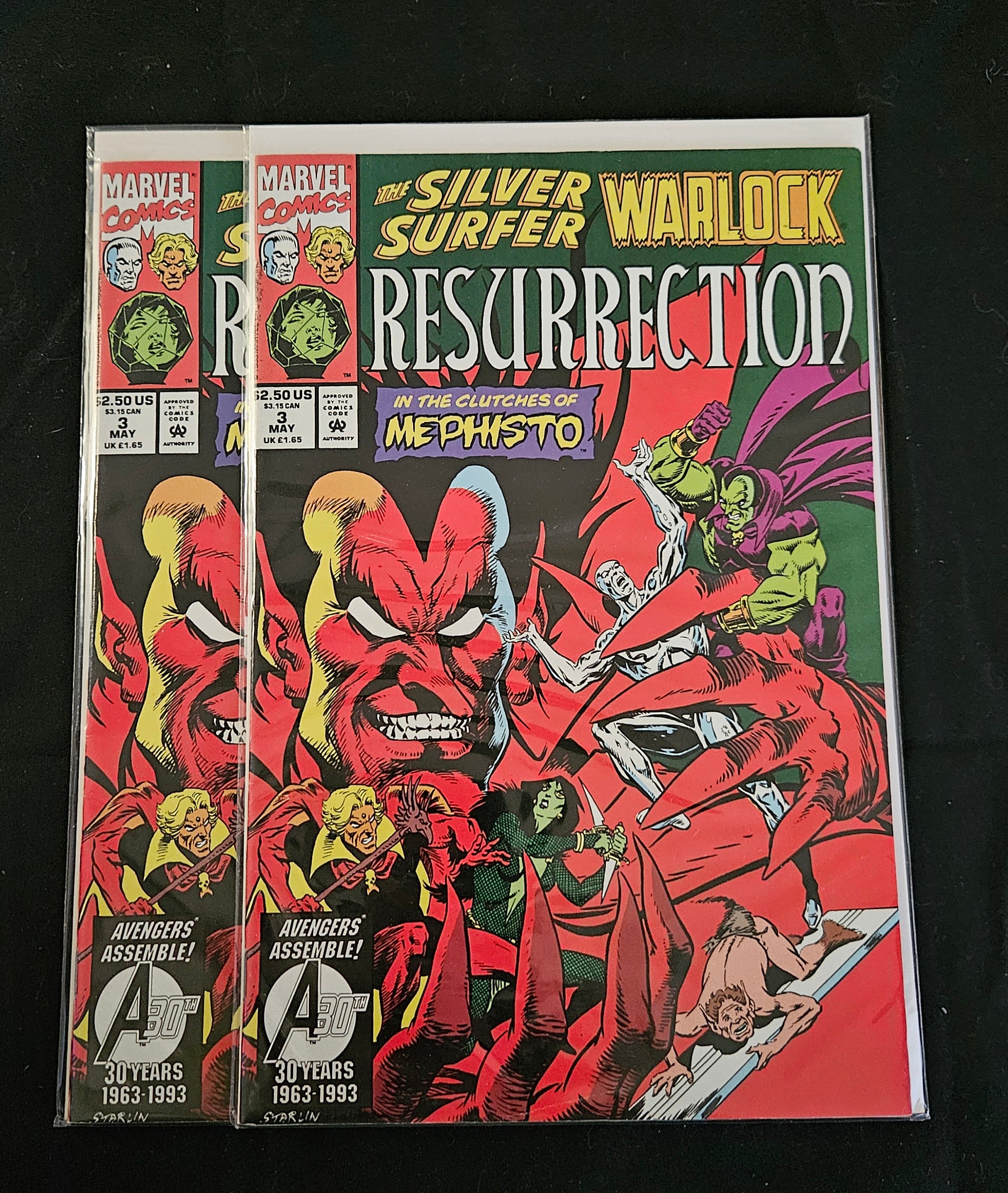 Marvel Comic Book The Silver Surfer/Warlock: Resurrection #3 (May 1993) - Starlin & Lim - Near Mint Condition - Collectible Superhero Comic - Perfect for Marvel Fans & Comic Collectors - Great Gift for Superhero Enthusiasts