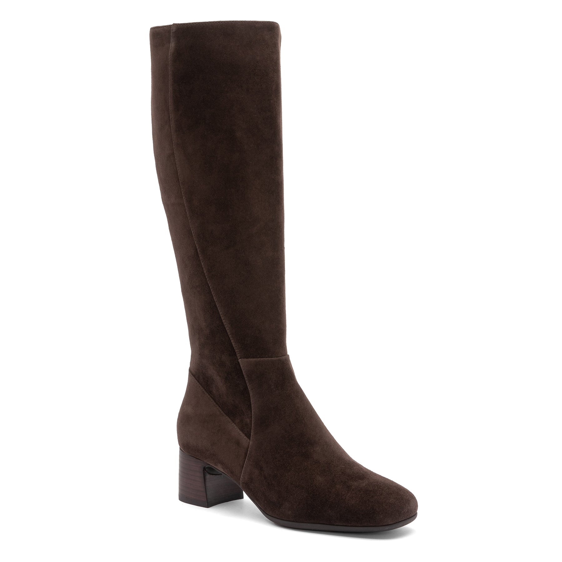 Abeo Avenue Tall Java Suede Boots for Women - Comfortable & Stylish Ankle Boots for Fall & Winter Fashion - Perfect for Office, Casual Wear & Outdoor Activities