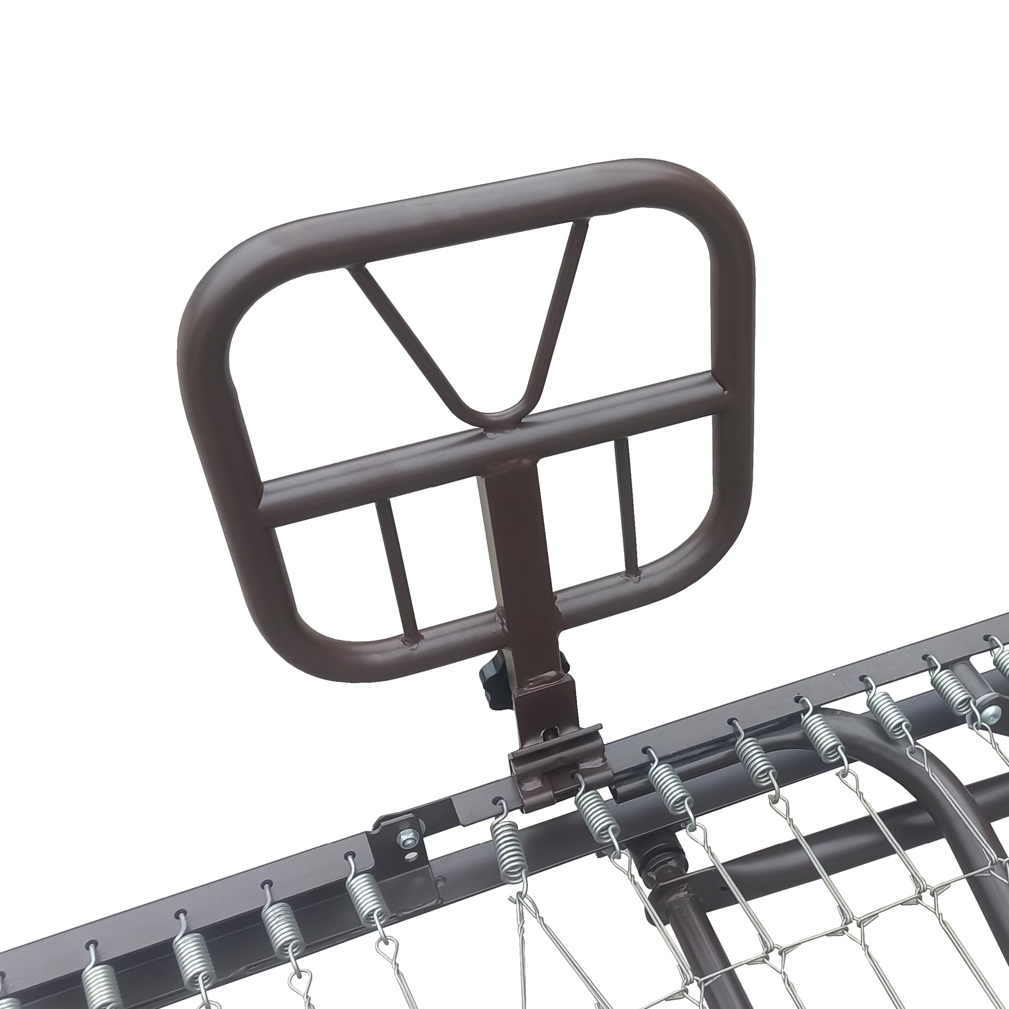 AireMed Bed Assist Rails (Set of 2) - Universal Fit for Most Metal Hospital Beds - Adjustable Safety Rails for Seniors & Elderly Care - Repositioning & Transfer Assistance - Ideal for Home Healthcare & Post-Surgery Recovery (Brown)