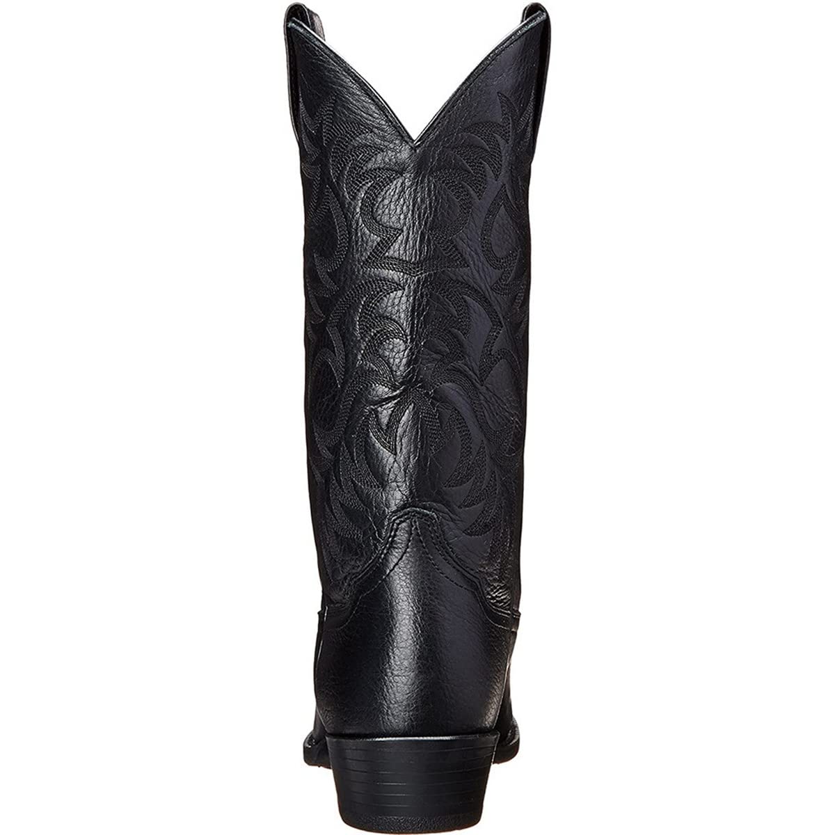 **Men's Lightweight Western Cowboy Boots - Embroidered Leather Mid Calf Pull-On Boots for Country, Motorcycle & Work | Wide Calf Comfort | Perfect for Rodeo, Riding & Casual Wear**