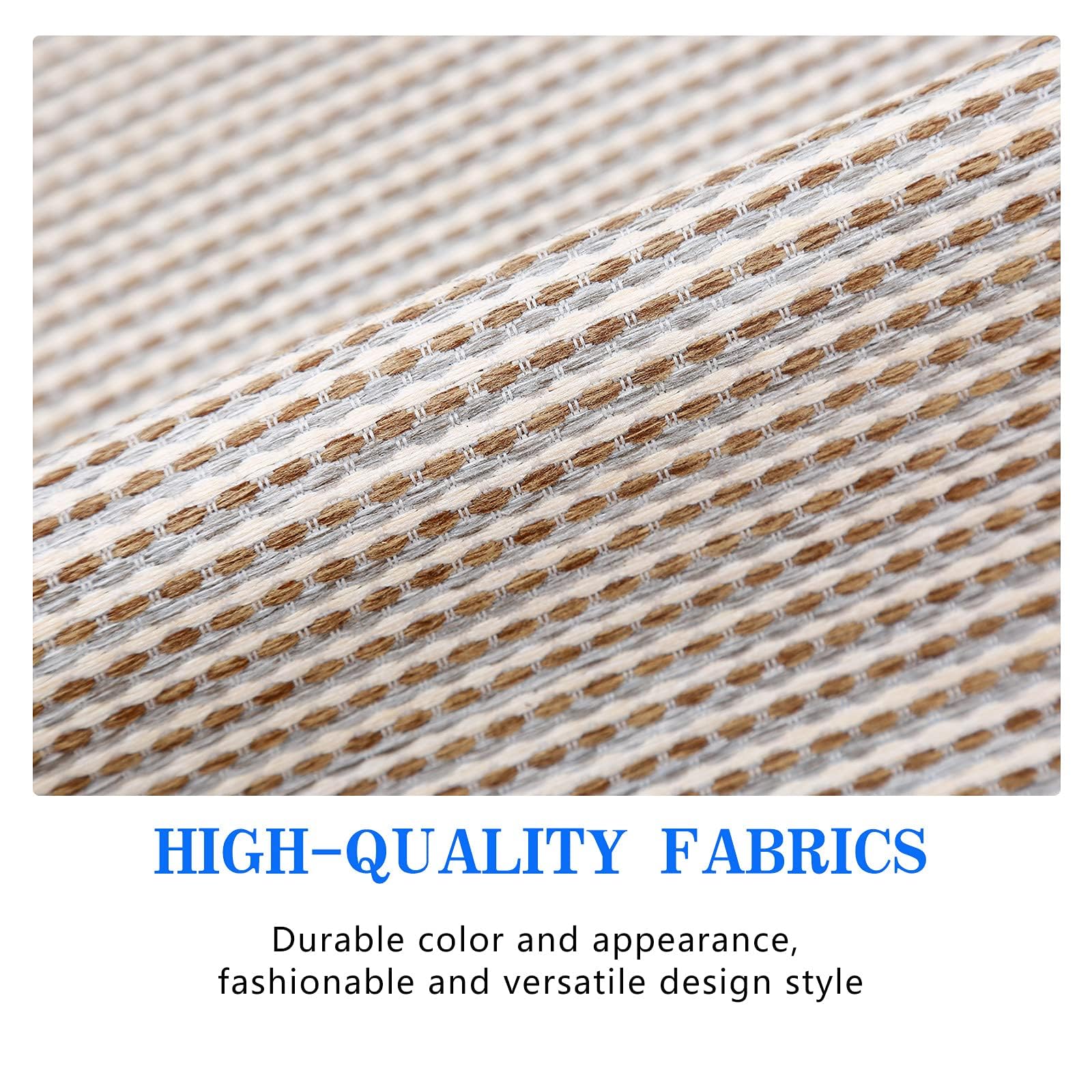 Non-Slip Washable Kitchen Rugs Set of 2 - Absorbent Farmhouse Style Floor Mats for Sink Area (19.5