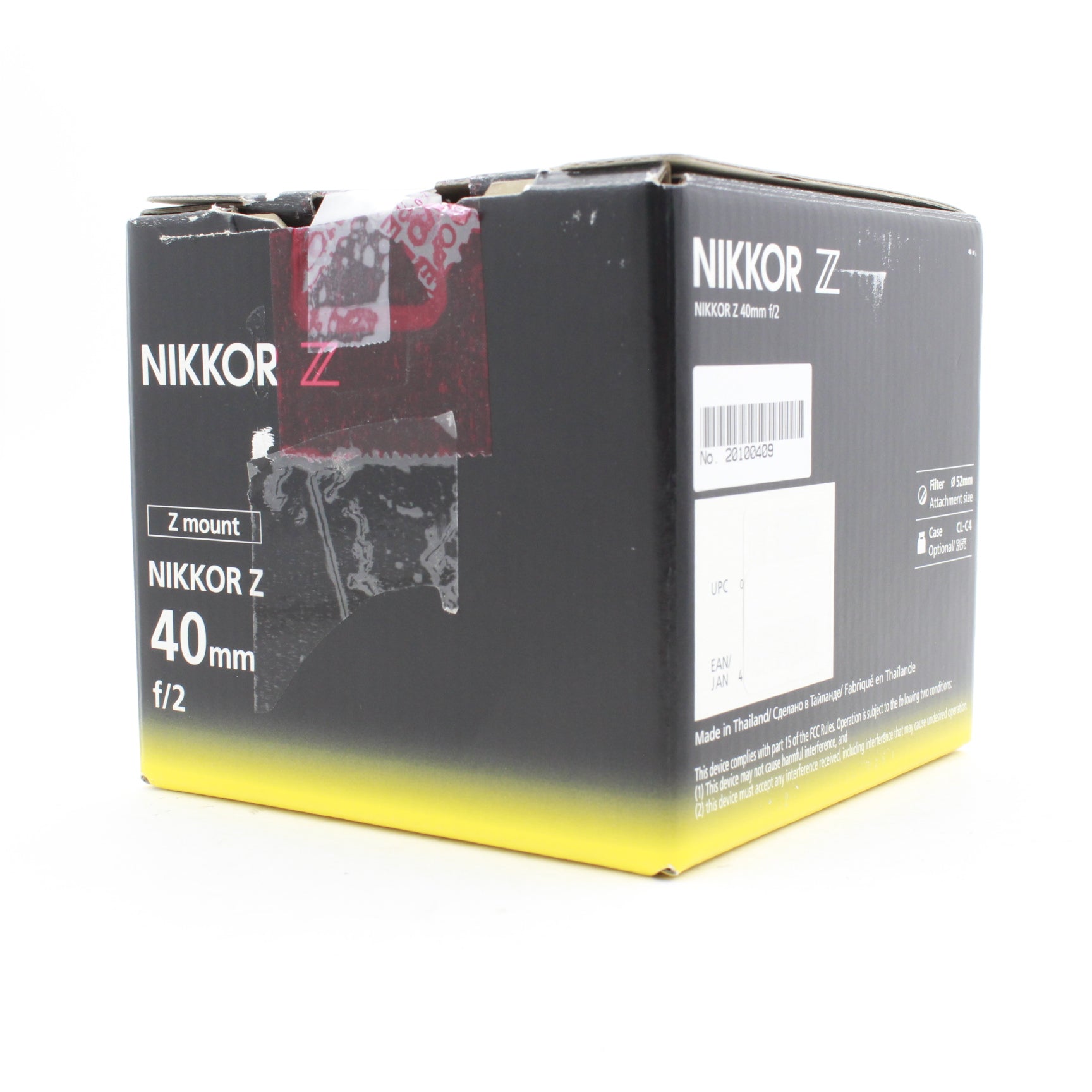 Open Box Excellent Condition Nikon NIKKOR Z 40mm f/2 Lens - Perfect for Portrait, Street & Travel Photography | Fast Aperture Prime Lens for Z-Mount Cameras