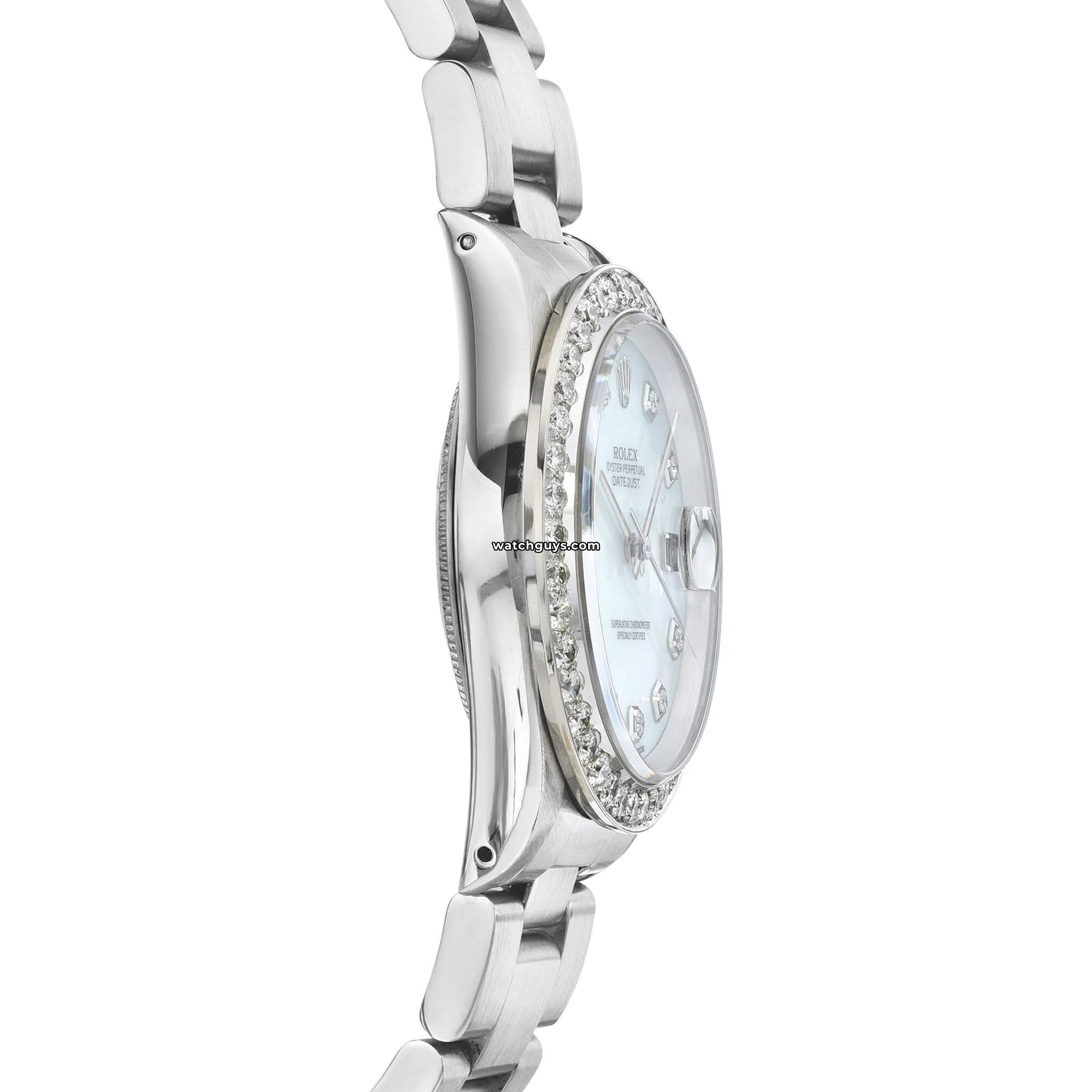 Rolex Datejust 16220 Men's Watch with Genuine Mother of Pearl Dial - Luxury Timepiece for Business, Formal Events & Special Occasions