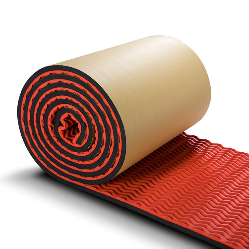 10M High-Density Sound-Absorbing Cotton Panels - 3cm Thick Noise Reduction Wall Panels for KTV, Clubs & Home Studios | Red Acoustic Foam for Soundproofing & Noise Control - Perfect for Home Theaters, Recording Studios & Office Sound Insulation