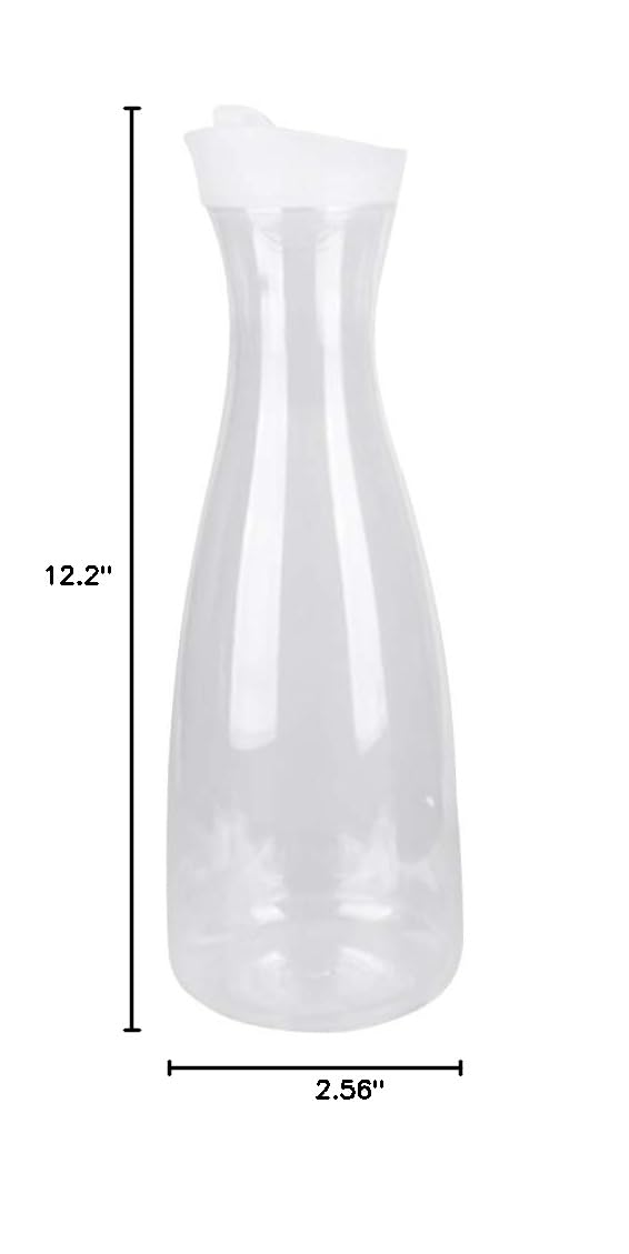 Large Capacity Acrylic Wine & Cocktail Pitcher - Perfect for Juices, Sangria, and Party Drinks at Home or Bar