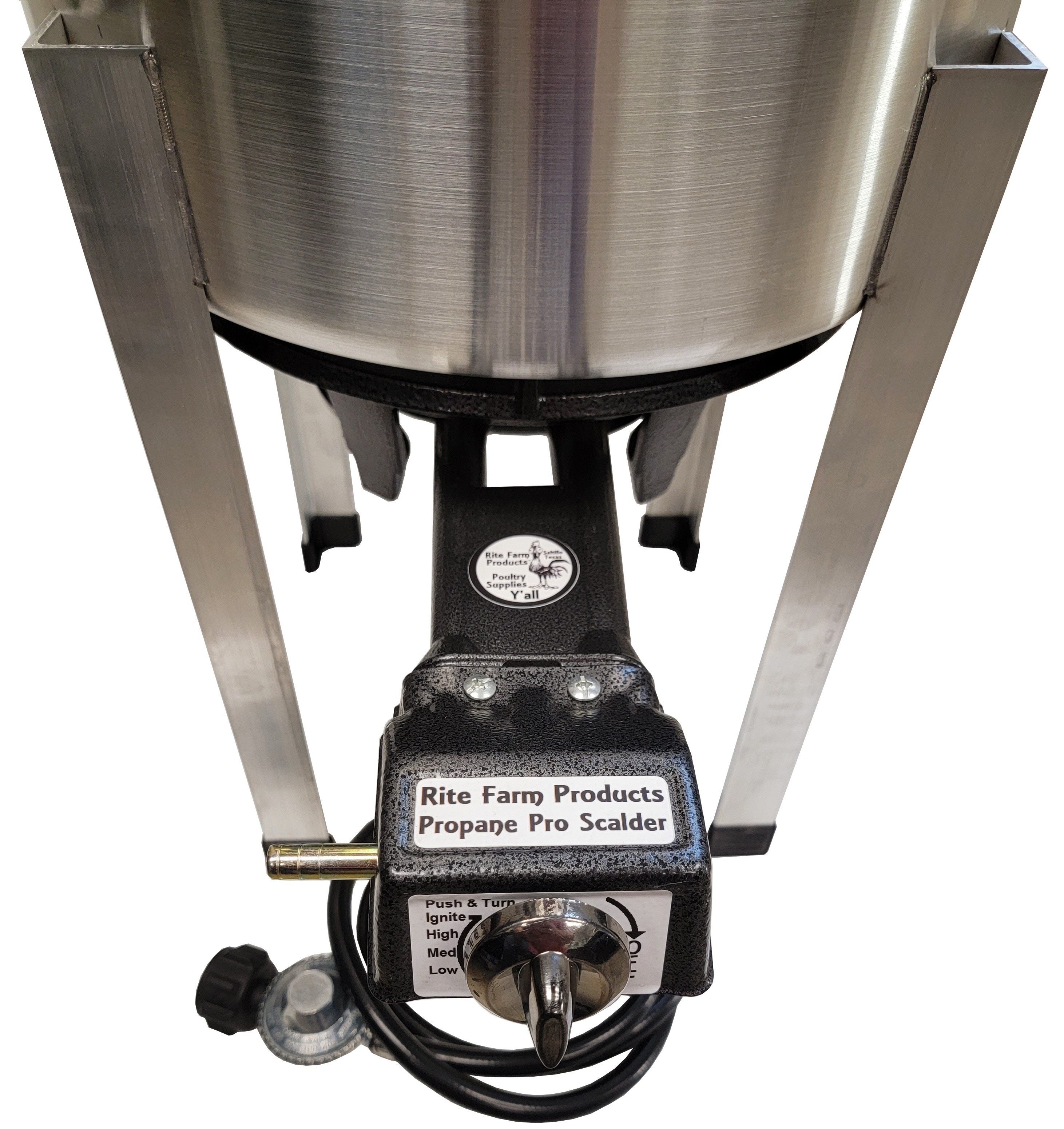 15 Gallon Propane Poultry Scalder for Chicken Processing - Made in USA | Perfect for Small Farms & Homesteads