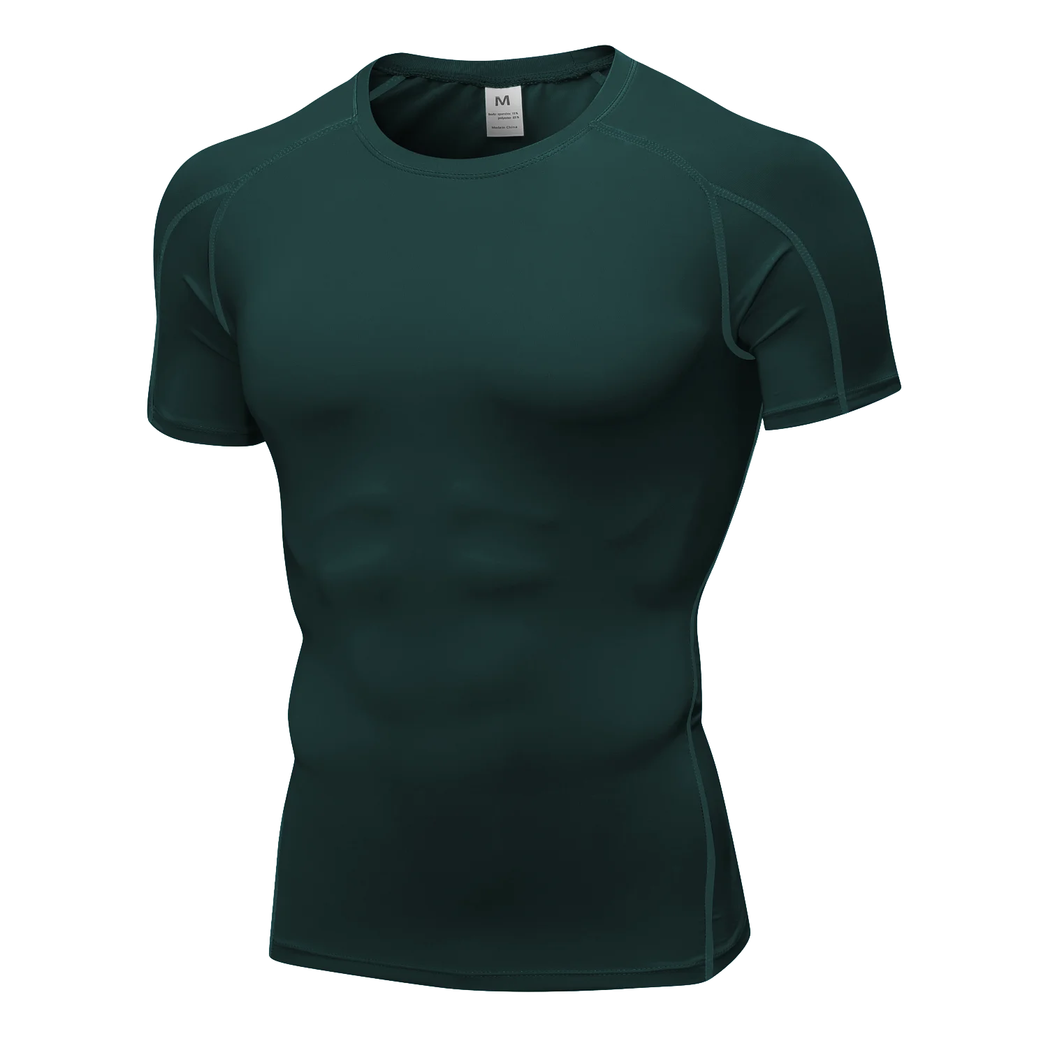 Quick Dry Running Shirt for Men - Moisture Wicking Fitness & Gym Workout T-Shirt - Breathable Short Sleeve Compression Top for Bodybuilding, Jogging & Training - Ideal for Sports, Exercise & Active Lifestyle