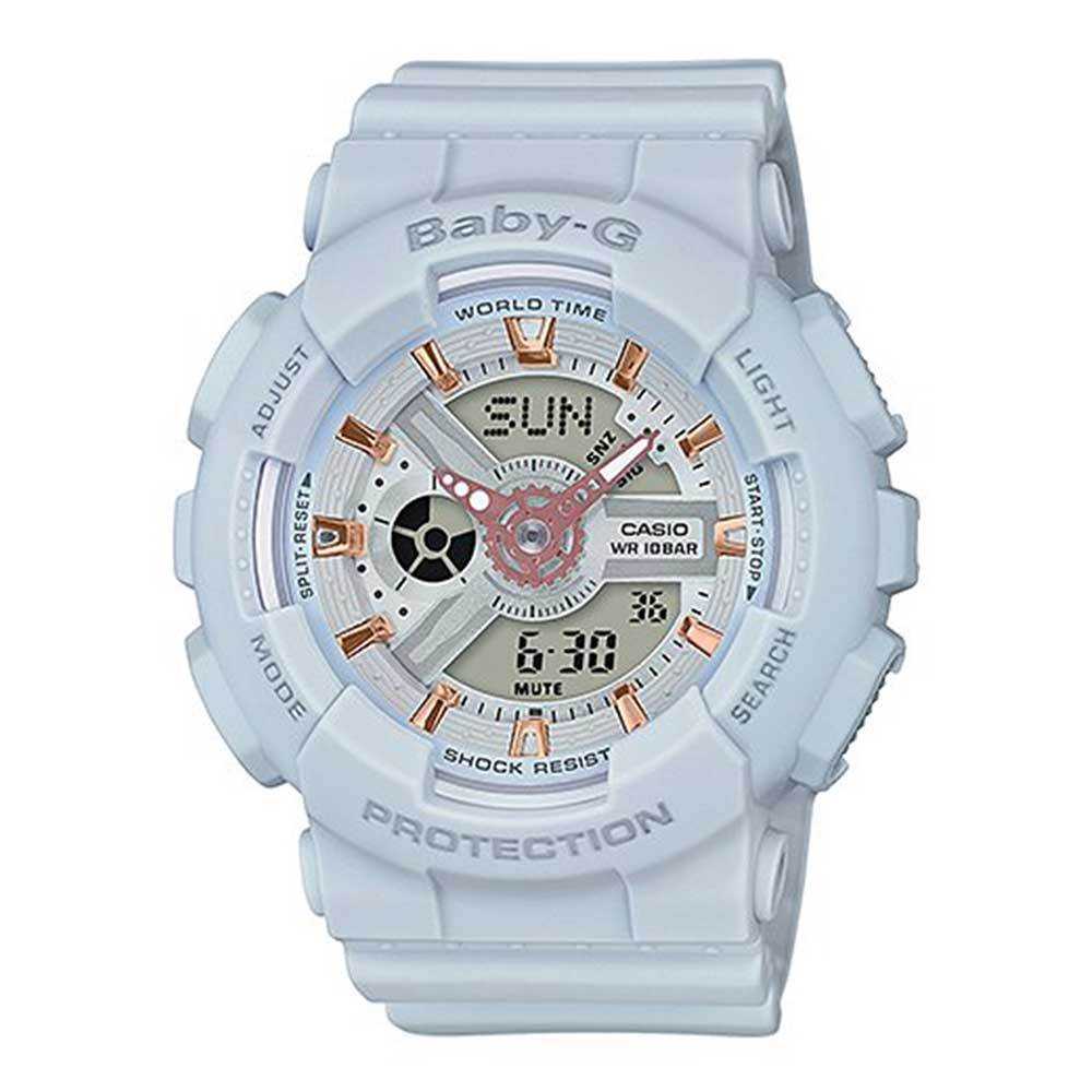 Casio Baby-G BA-110GA-8ADR Digital Sport Watch for Women - Shock Resistant, Water Resistant, LED Light - Perfect for Running, Swimming, and Outdoor Activities