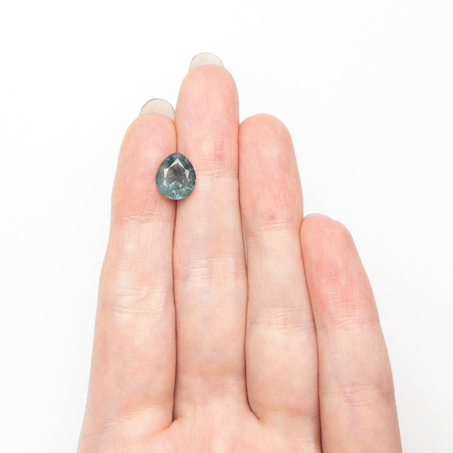 3.17ct Pear Cut Brilliant Blue Sapphire Gemstone - 9.74x8.28x4.96mm (Item #24181-04) - Perfect for Engagement Rings & Fine Jewelry