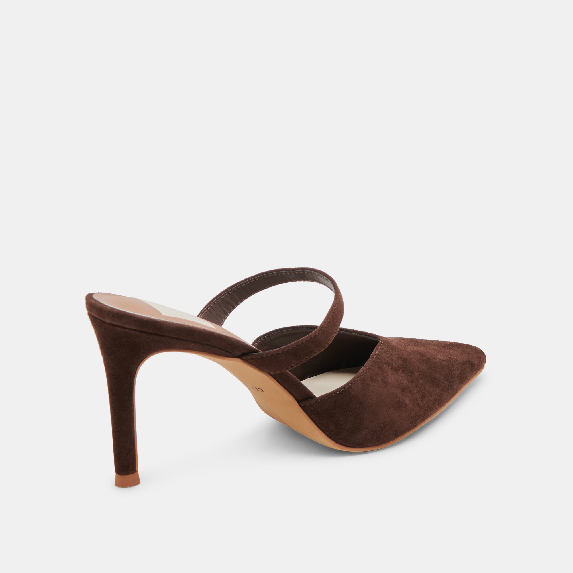 KANIKA Women's High Heels - DK Brown Suede Stiletto Pumps for Party, Wedding & Evening Wear | Comfortable & Stylish Dress Shoes