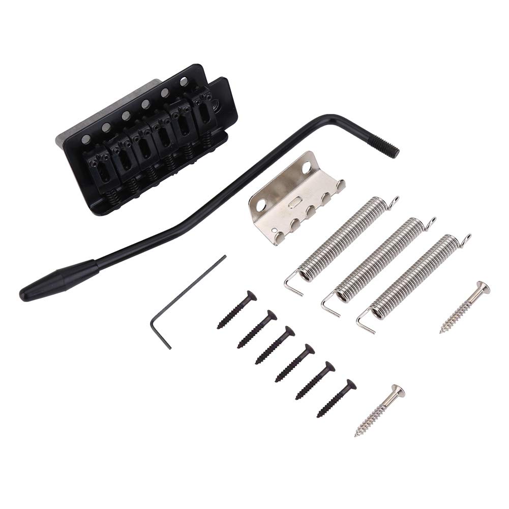 Bnineteenteam Electric Tremolo System - Single Locking Vibrato Guitar Bridge Tailpiece for Electric Guitars | Perfect for Rock, Blues & Metal Performances
