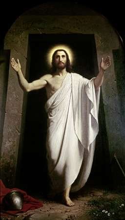 Anton Laurids Johannes Dorph Resurrection Art Print on Paper - 47 x 26 Inch Fine Art Museum Reproduction for Framing - Perfect for Home Decor, Office Wall Art & Gift Giving