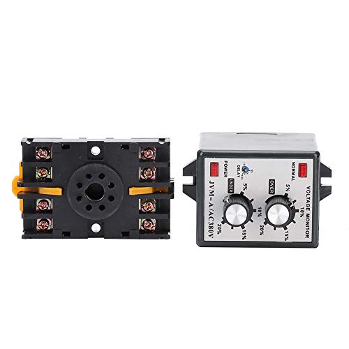 3 Phase Voltage Monitoring Relay - Real-Time Power Supply Protector for Electric Motors, Fans & Pumps | Industrial & Home Electrical Safety Device