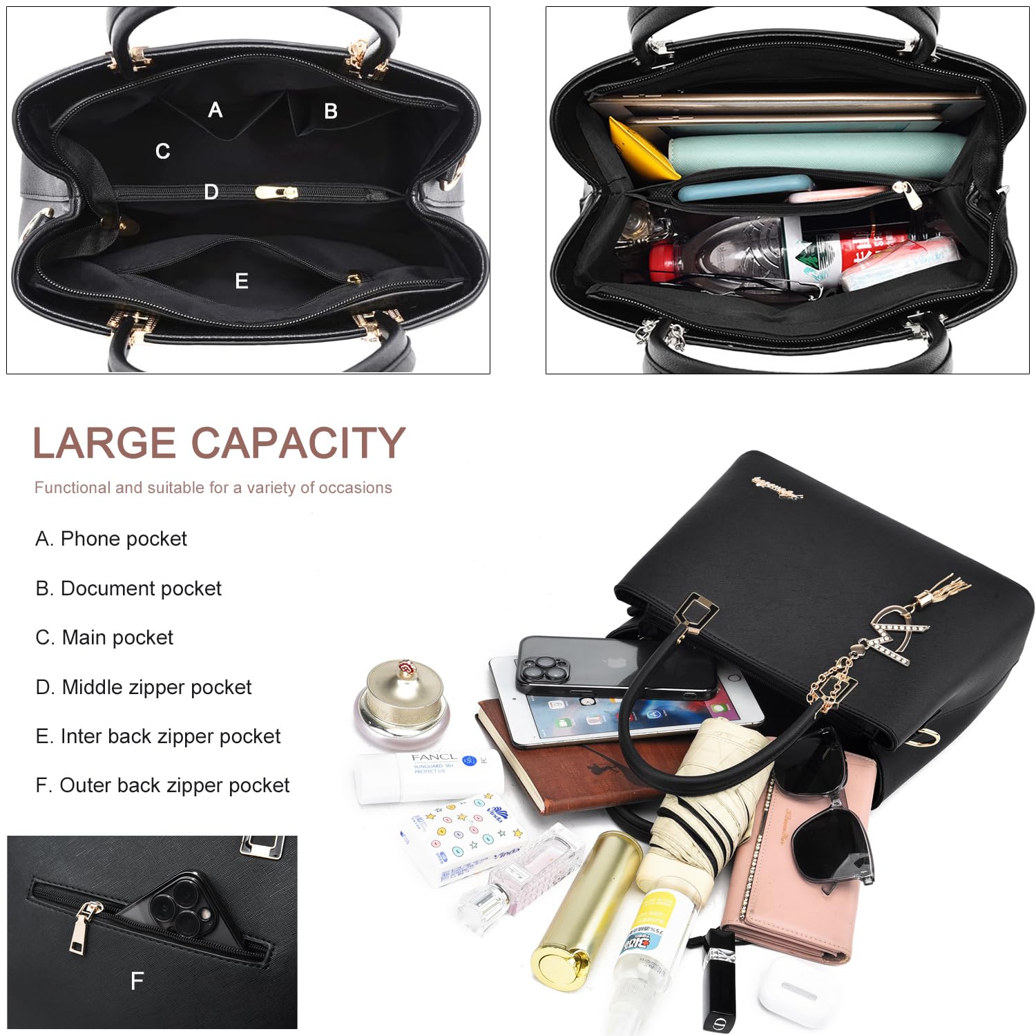 Women's Designer Handbags - Shoulder & Tote Bags for Work & Travel