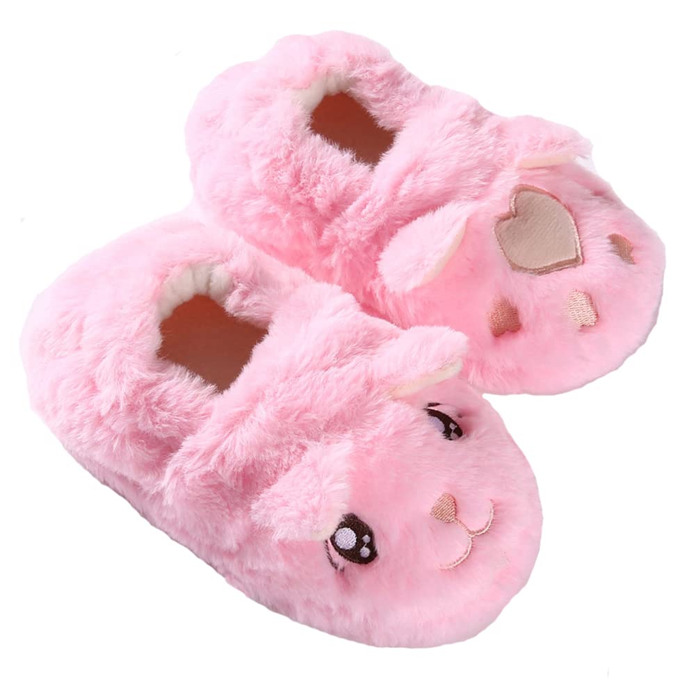 Adorable Kitty House Slippers for Baby Girls - Soft & Comfortable Indoor Shoes for Toddlers - Perfect for Playtime, Nursery & Cozy Home Wear