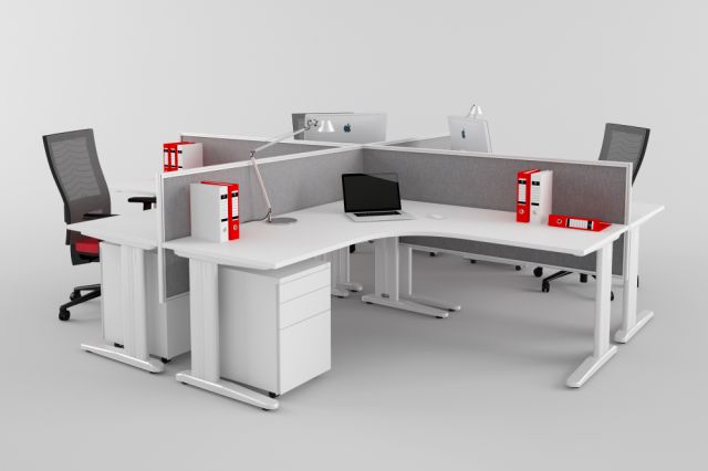 Premium CRUZE STAFF DESKS - Modern Office Desks for Home & Business Workspaces - Perfect for Remote Work, Study & Professional Use