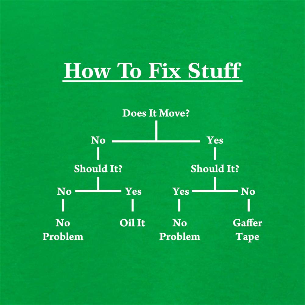 DIY Guide - How to Fix Things - Women's Crewneck T-Shirt for Home Repairs & Craft Projects | Comfortable Cotton Tee for DIY Enthusiasts