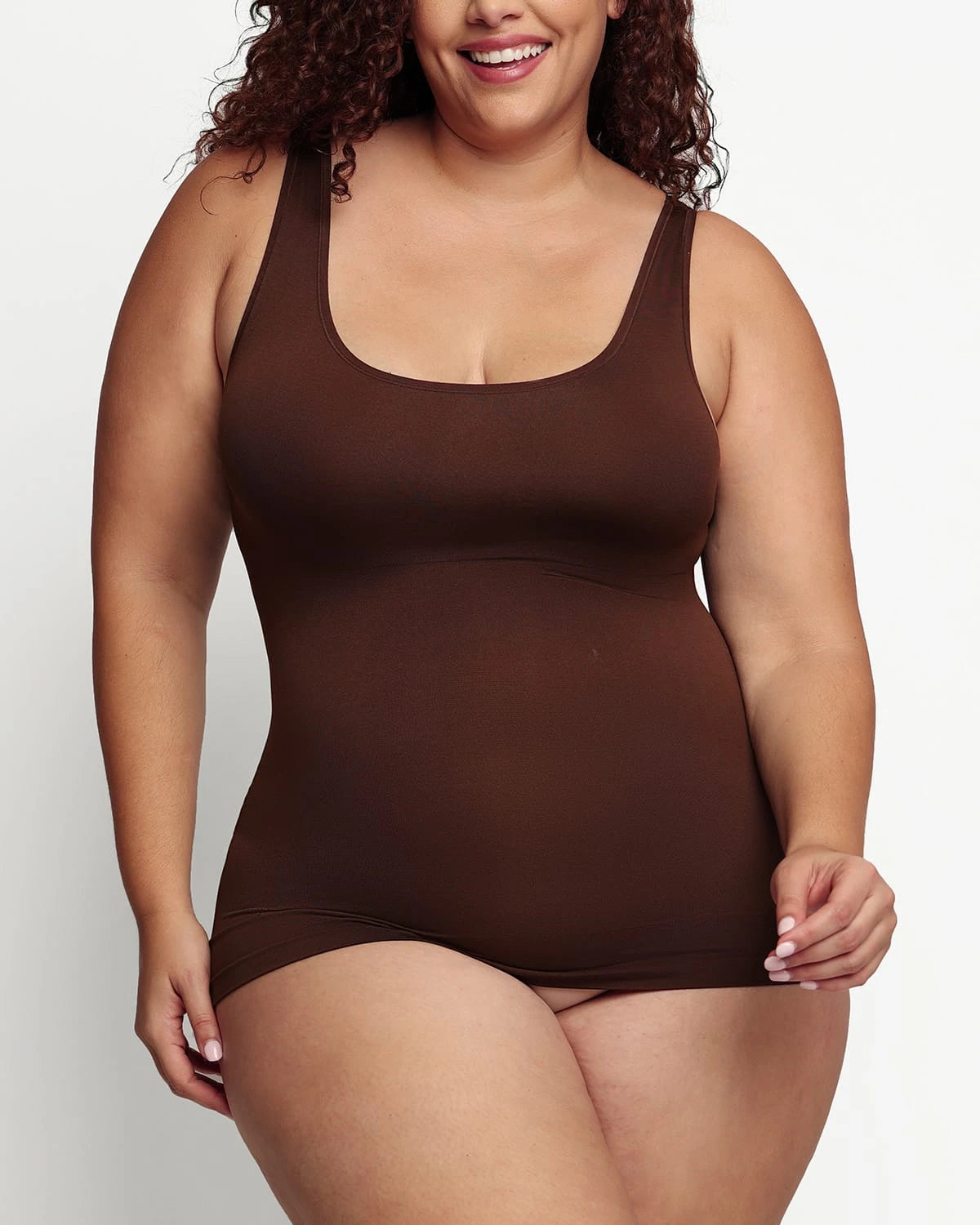 Essentials 2-Way Shaping Tank Top for Women - Slimming & Supportive Workout Shirt for Yoga, Gym & Everyday Wear