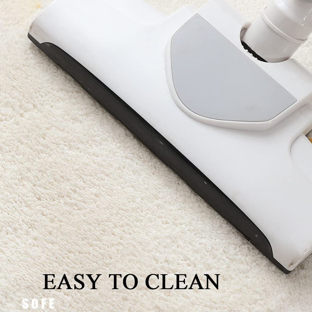Non-Slip Absorbent Bath Mat - Soft Machine Washable Wool Rug for Bathroom & Kitchen - Pet Friendly Cute Abstract Design (19.68''x31.5'') - Perfect for Bathroom Safety & Pet Comfort