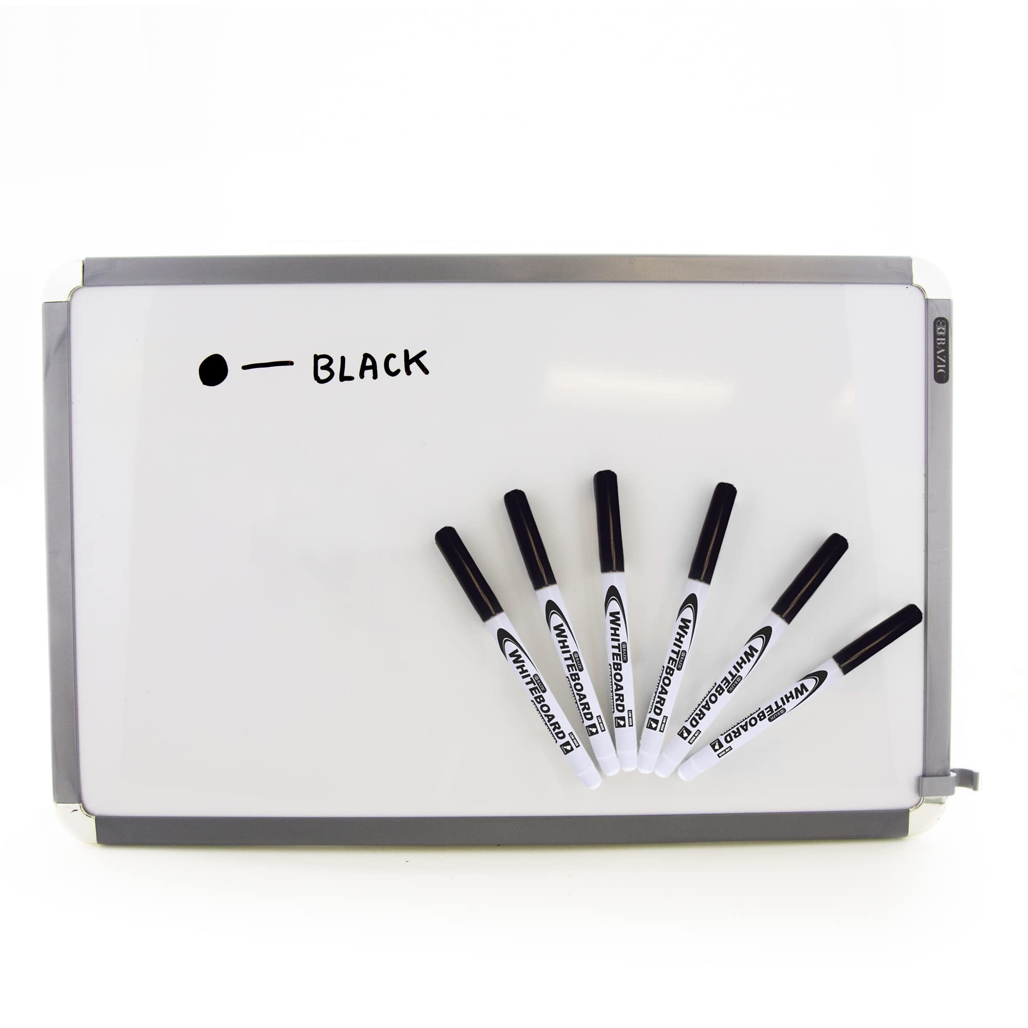 BAZIC Black Fine Tip Dry Erase Markers - Low Odor Whiteboard Pens for Office, School & Home Use - 4-Pack (144-Packs Bulk) - Ideal for Presentations, Classroom Teaching & Office Meetings