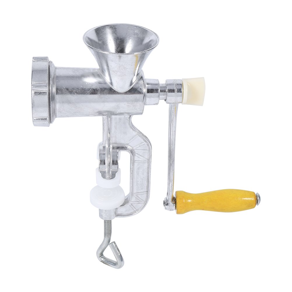 Premium Stainless Steel Meat Grinder - Heavy Duty Home Kitchen Meat Mincer with Adjustable Holder for Beef, Pork & Sausage Making | Ideal for Restaurants, Home Chefs & Food Prep | Perfect for Burgers, Meatloaf & Pet Food