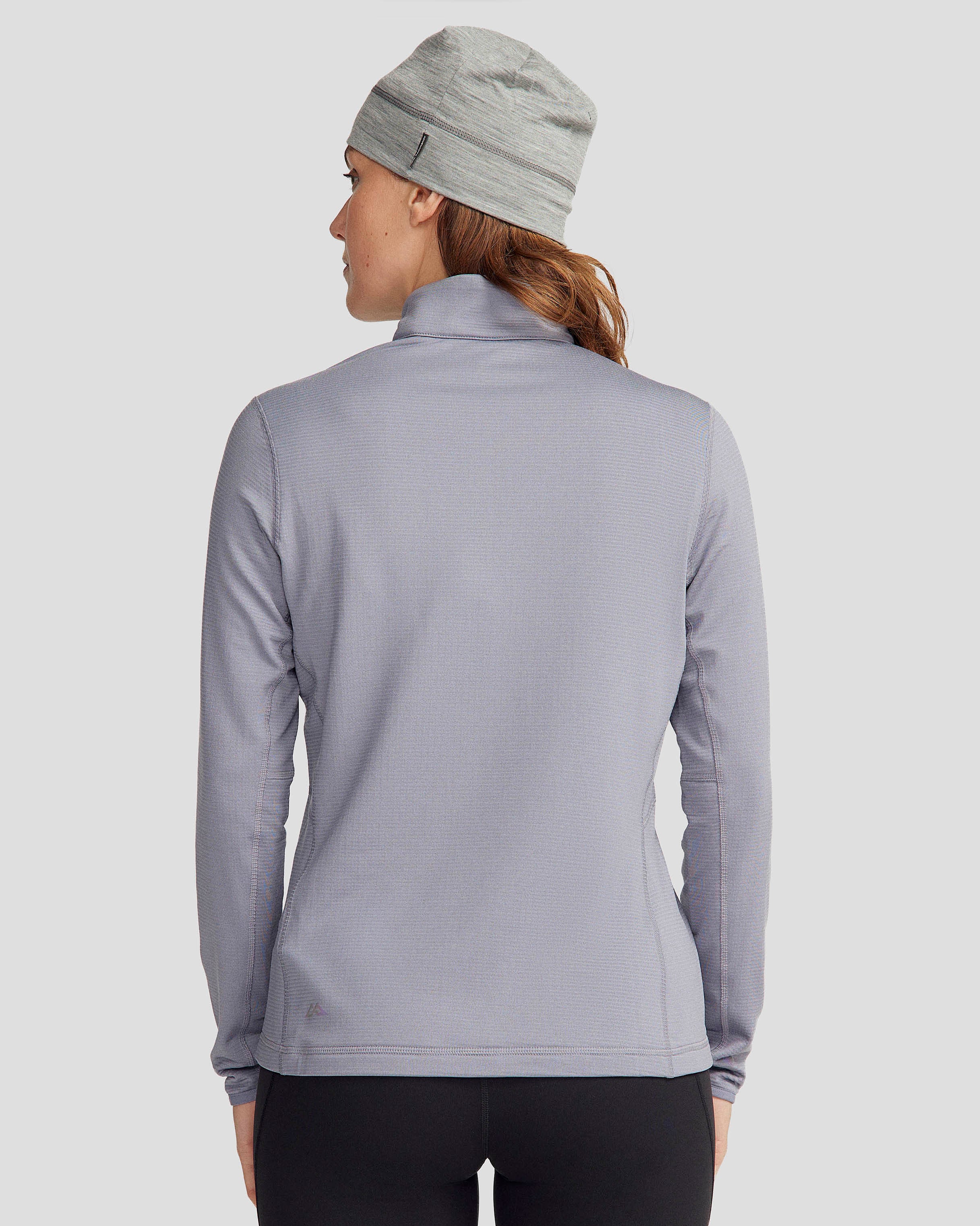 Women's Seeker Fleece ¼ Zip Pullover - Soft Thermal Winter Jacket for Hiking & Outdoor Activities - Dark Haze Color