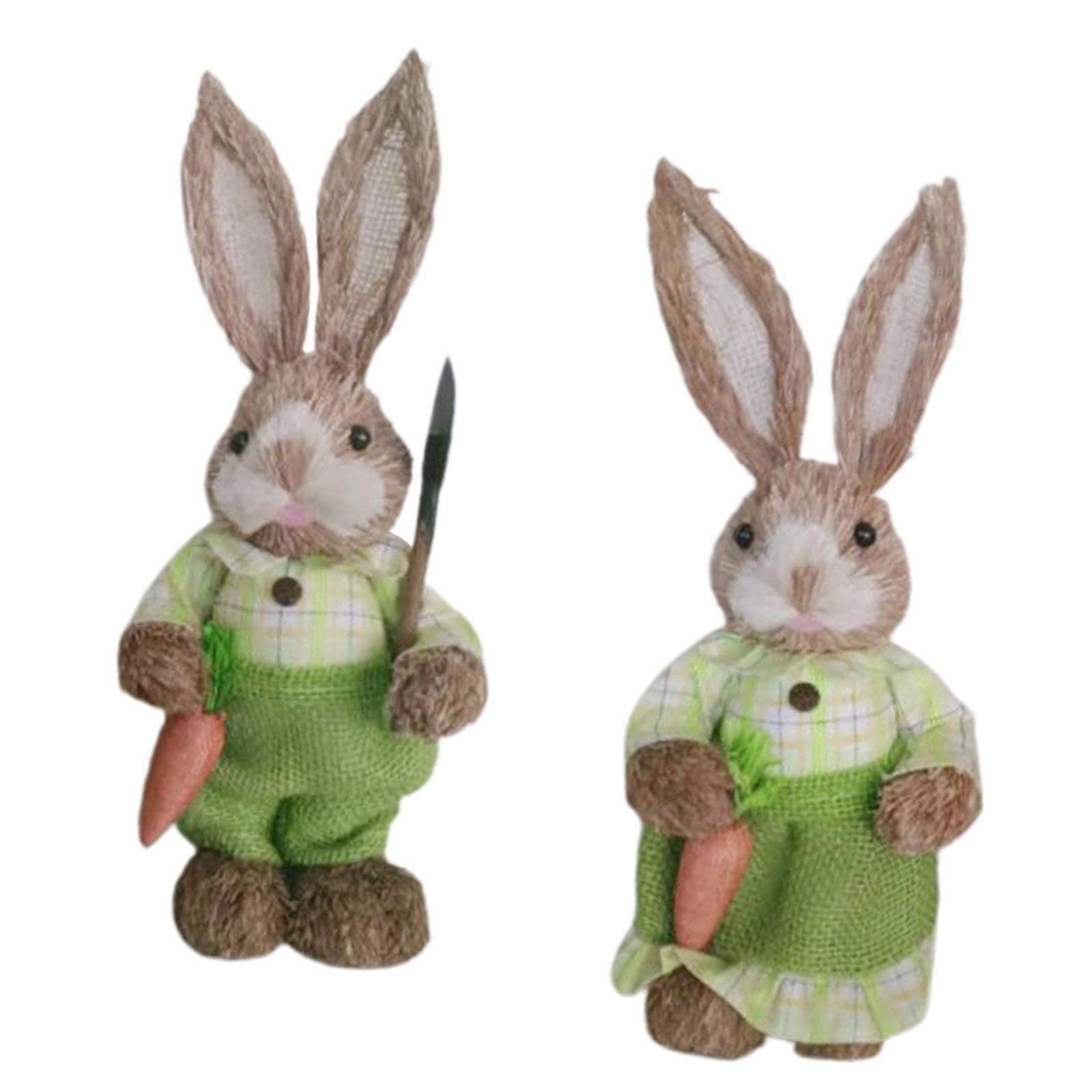 Easter Bunny Figurine - Cute Rabbit Decor for Easter, Spring, Wedding & Home Decoration - Perfect for Holiday Gifts, Table Centerpieces and Party Favors