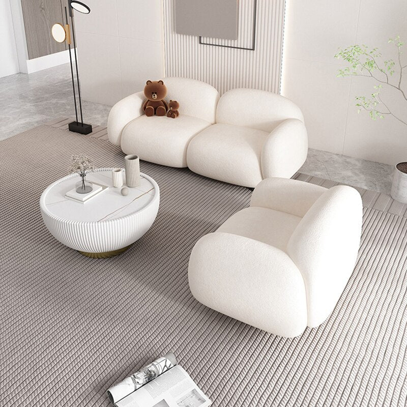 Stretch Canape Sofa Set - Modern Convertible Sectional Couch for Living Room | Comfortable Lounge Furniture for Small Spaces & Apartments | Perfect for Relaxing, Entertaining & Movie Nights