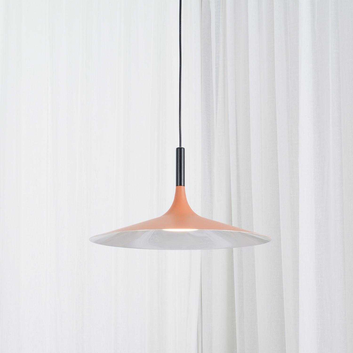Aplomb Modern Metal Pendant Light - Industrial Style Ceiling Hanging Lamp for Kitchen Island, Dining Room & Bedroom Lighting