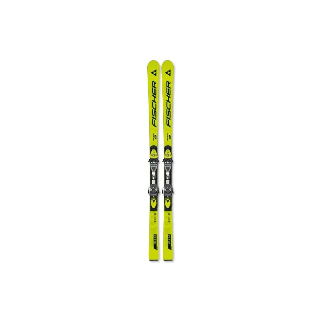 Fischer RC4 Worldcup GS Junior M Plate Ski 2025 - High-Performance Racing Skis for Young Athletes, Sizes 133cm & 163cm - Perfect for Competitive Slalom Training and Junior Ski Racing Events