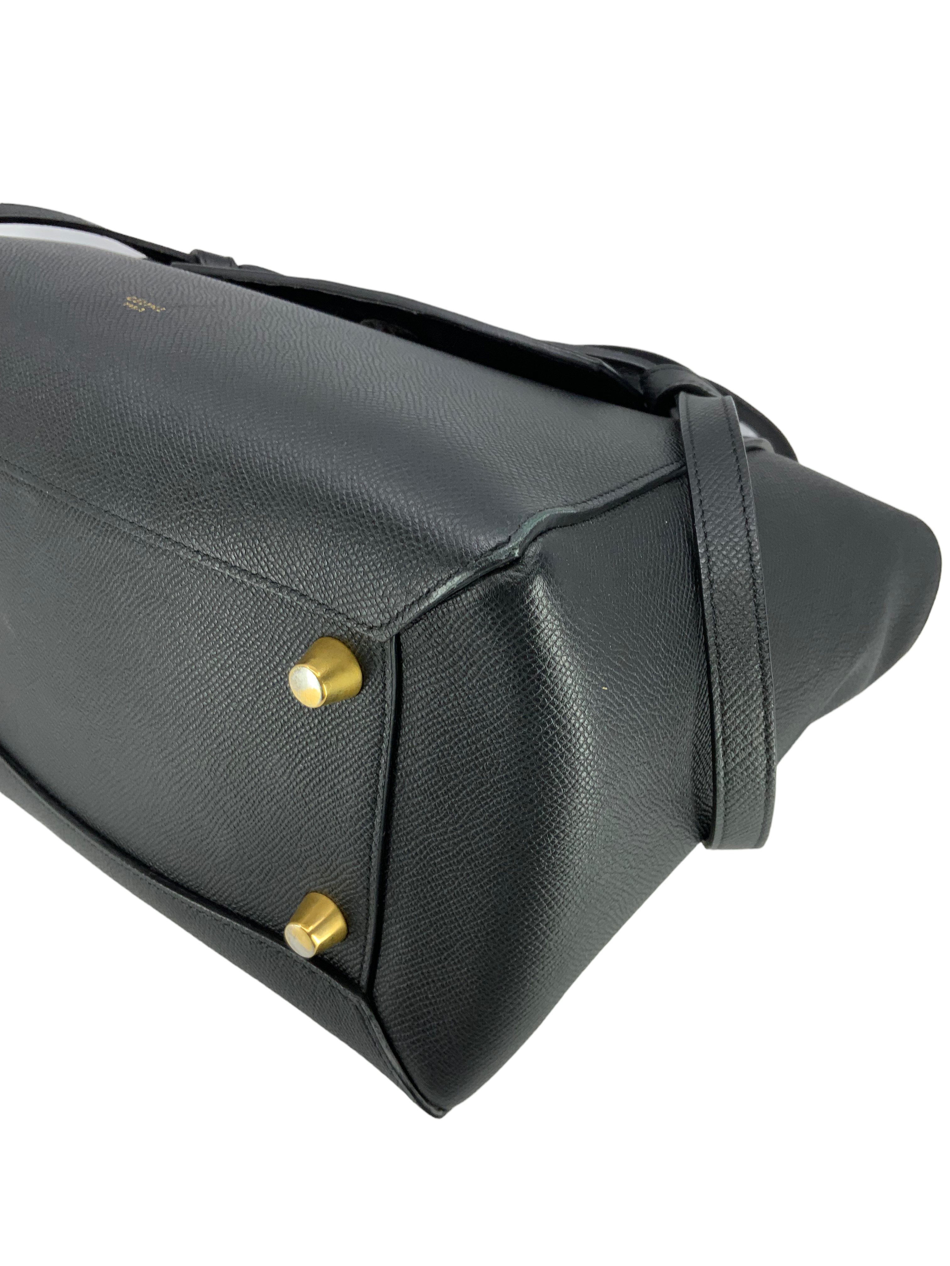 CELINE Mini Belt Bag in Grained Calfskin Leather - Stylish Crossbody Bag for Women, Perfect for Everyday Use, Travel & Night Out