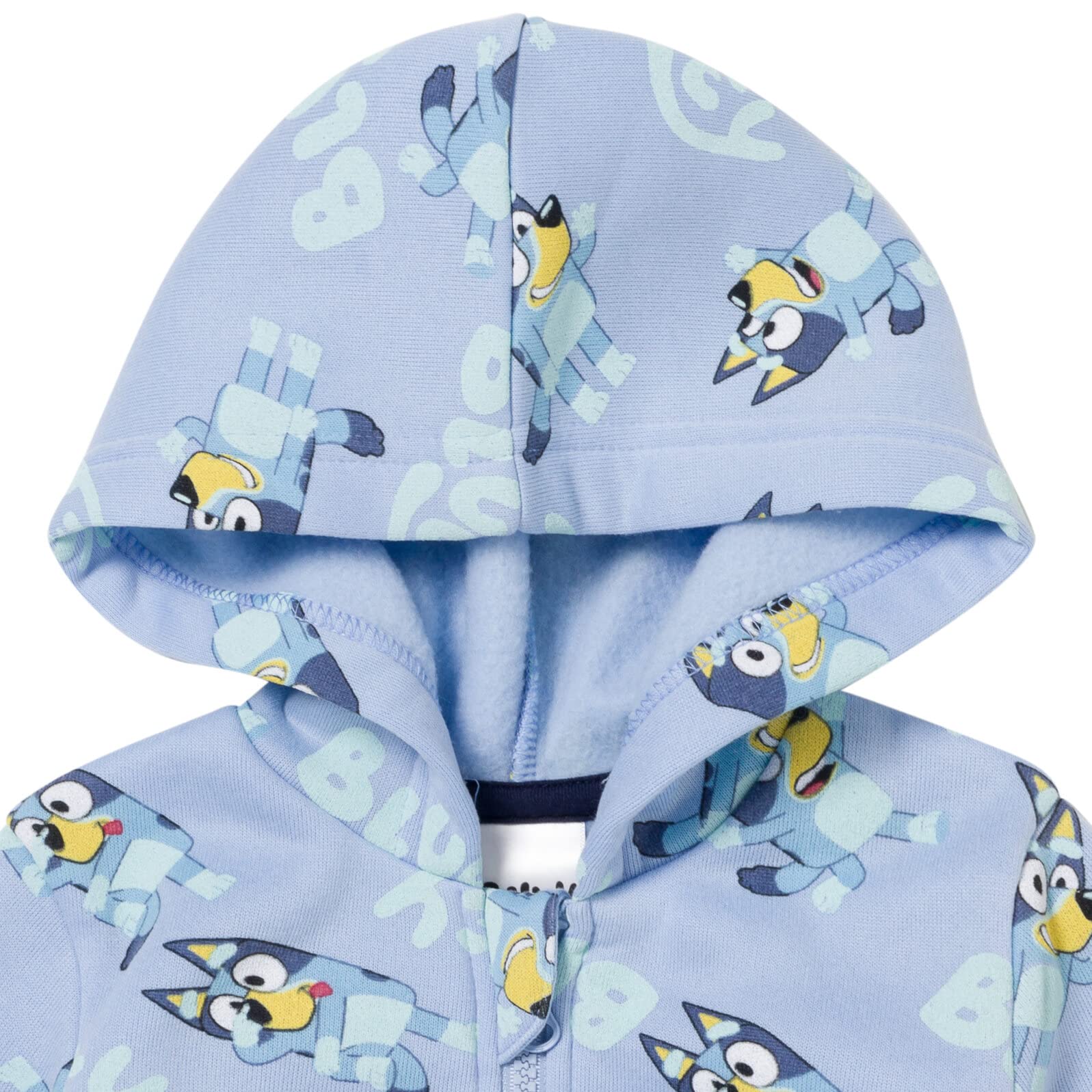 Bluey Fleece Zip Up Hoodie Set for Toddlers & Kids - Soft & Cozy Winter Outfit for Playdates & Family Adventures
