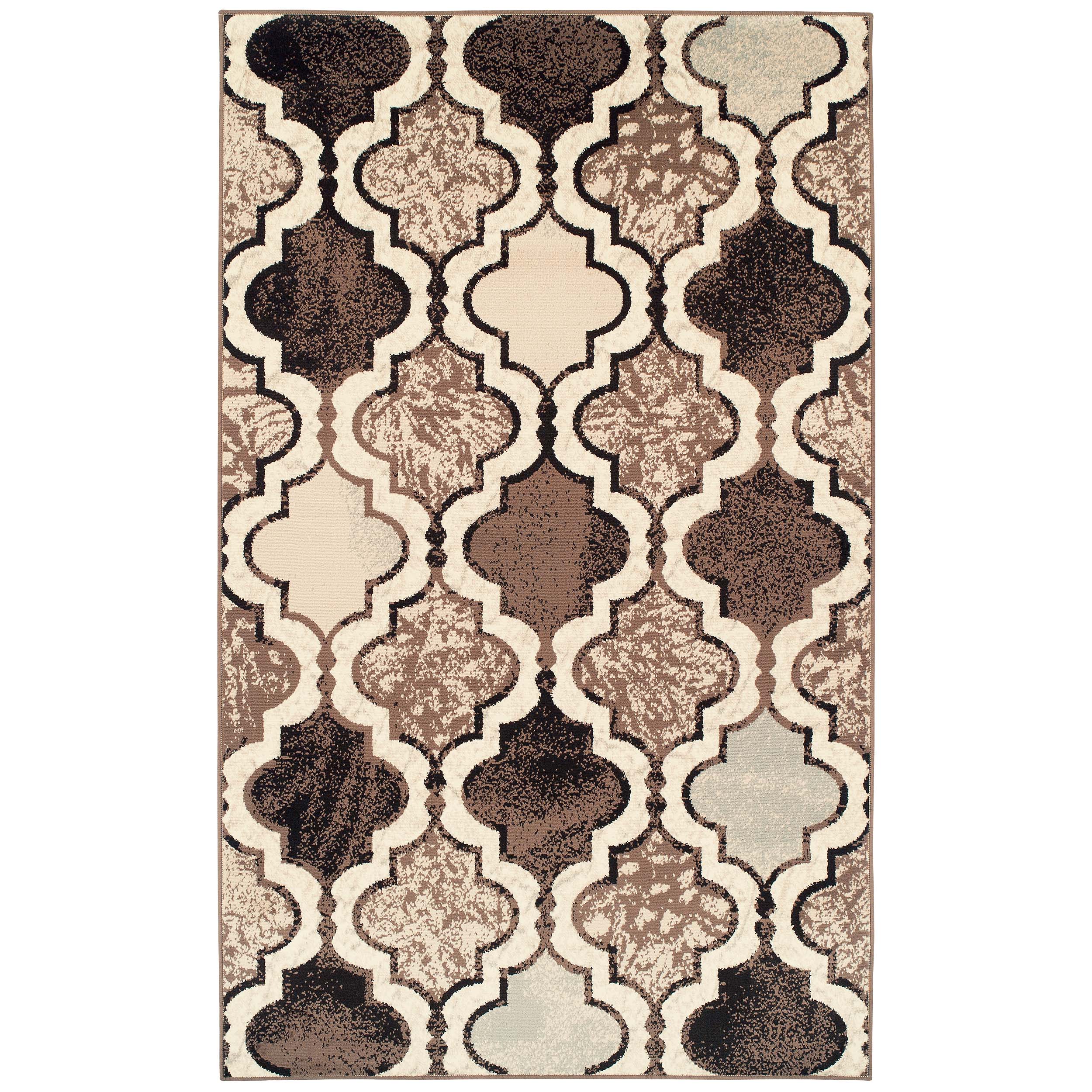 Viking Geometric Trellis Indoor Area Rug & Runner - Non-Slip Boho Chic Carpet for Living Room, Bedroom, Hallway - Perfect for Nordic Home Decor & Cozy Spaces