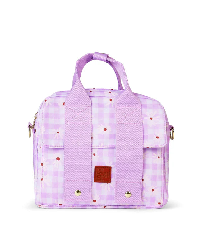 Daisy Fields Lunch Tote by The Somewhere Co - Insulated Reusable Lunch Bag for Work, School & Picnics | Eco-Friendly Food Container Carrier
