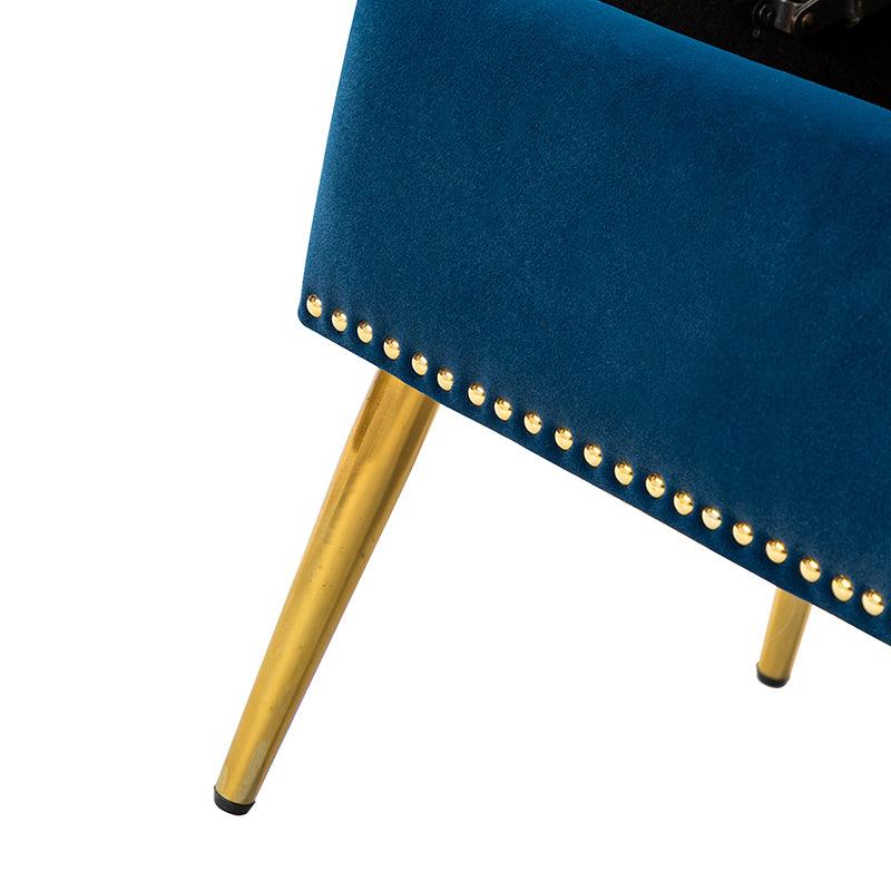 Lenore Upholstered Storage Bench with Cushion Seat - Modern Upholstered Ottoman for Bedroom, Living Room & Entryway - Multi-Functional Storage Furniture for Home Organization