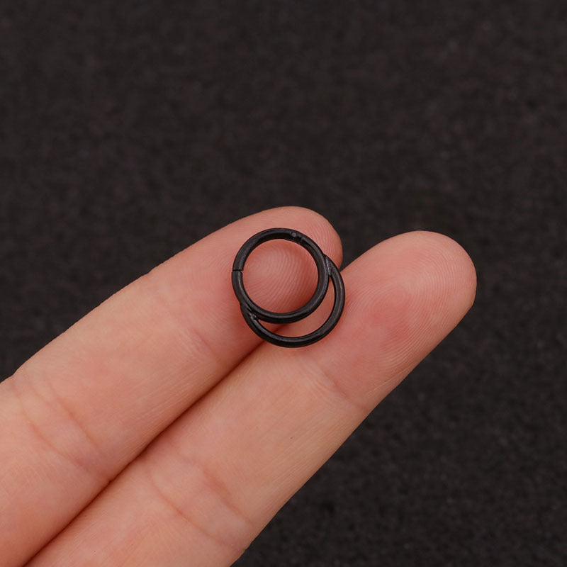 Surgical Steel Indian Septum Nose Ring Hoop - Hypoallergenic Body Jewelry for Women & Men | Perfect for Piercings, Festivals & Boho Style Outfits