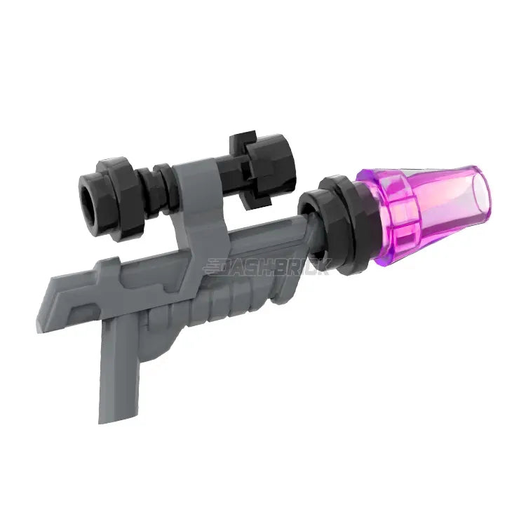 LEGO Minifigure Space Ray Gun Accessory - Transparent Pink Handle for Space Builds | Perfect for LEGO Star Wars, Space Police & Sci-Fi MOCs