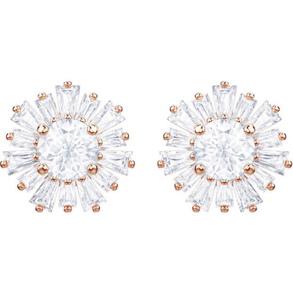 Swarovski Crystal Clear Sunshine Earrings - Sparkling Stud Earrings for Women, Elegant Gift for Birthday, Anniversary, Wedding | Perfect for Parties, Date Nights & Special Occasions