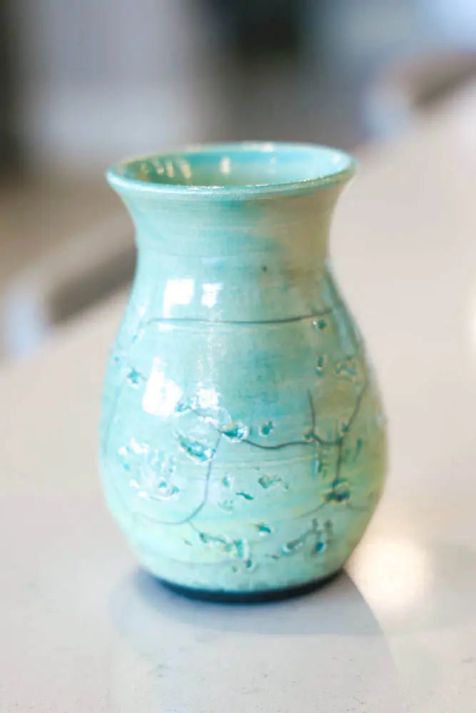 Handmade Raku Fired Pottery - Unique Ceramic Planter #115 of 162 - Perfect for Home Decor, Zen Gardens & Succulent Plants