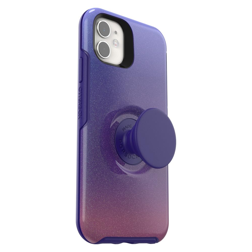 OtterBox Symmetry Series Case for iPhone 11 - Violet Dusk | Slim Protective Phone Cover with Pop Grip | Perfect for Everyday Use, Work & Travel